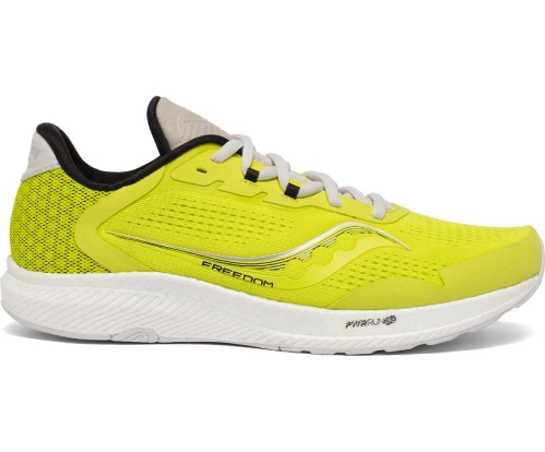 Tenis Saucony Freedom 4 Hombre Zapatillas Running Citrus / Fog México MX-243-ON